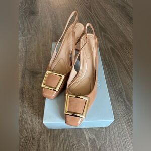 New in box! Antonio Melani Elisa Heels (Size 8, Nude Patent)